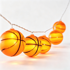 Basketball Battery Operated String Lights