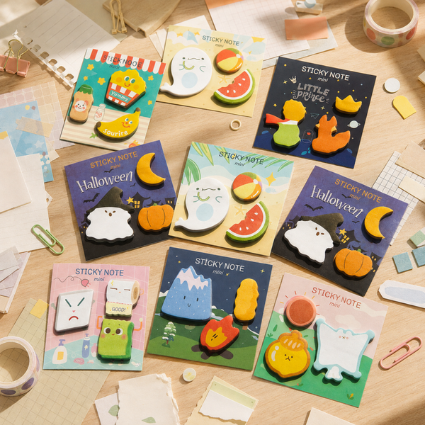 Childhood Shaped Sticky Note Set