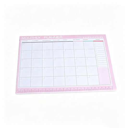 Tear Off Monthly Planner Notepad