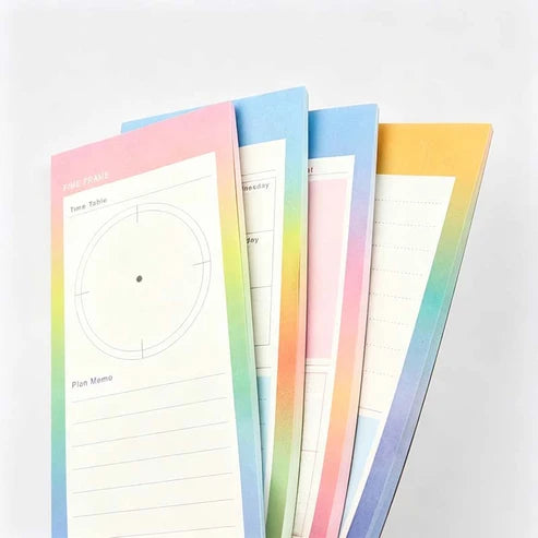 8 Color Frame Planning Memo Pad
