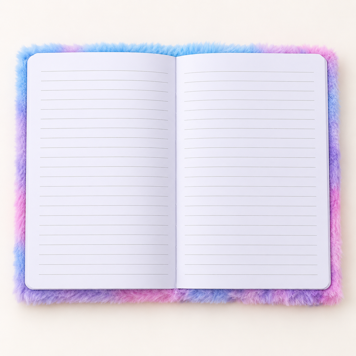 Owl Plush Lock Journal Notebook