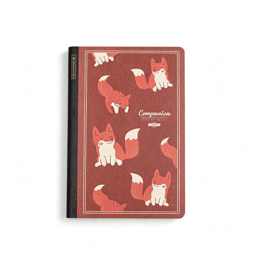 Companion Fox & Seagull A5 Grid Notebook