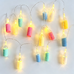Colorful Bottle Battery Operated String Lights