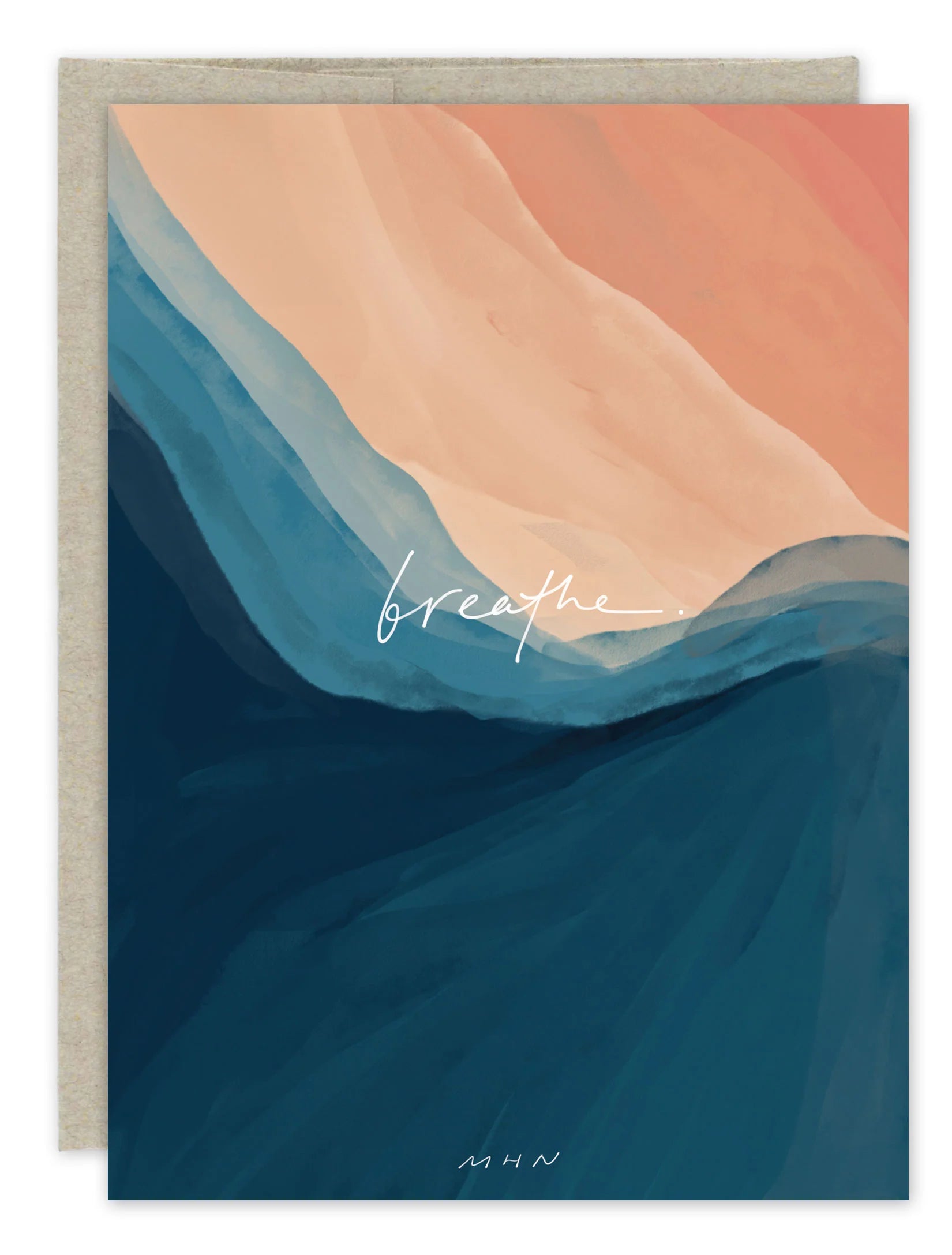 "Breathe" Encouragement Card