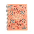 "Make Time for the Wildflowers" - Spiral Journal