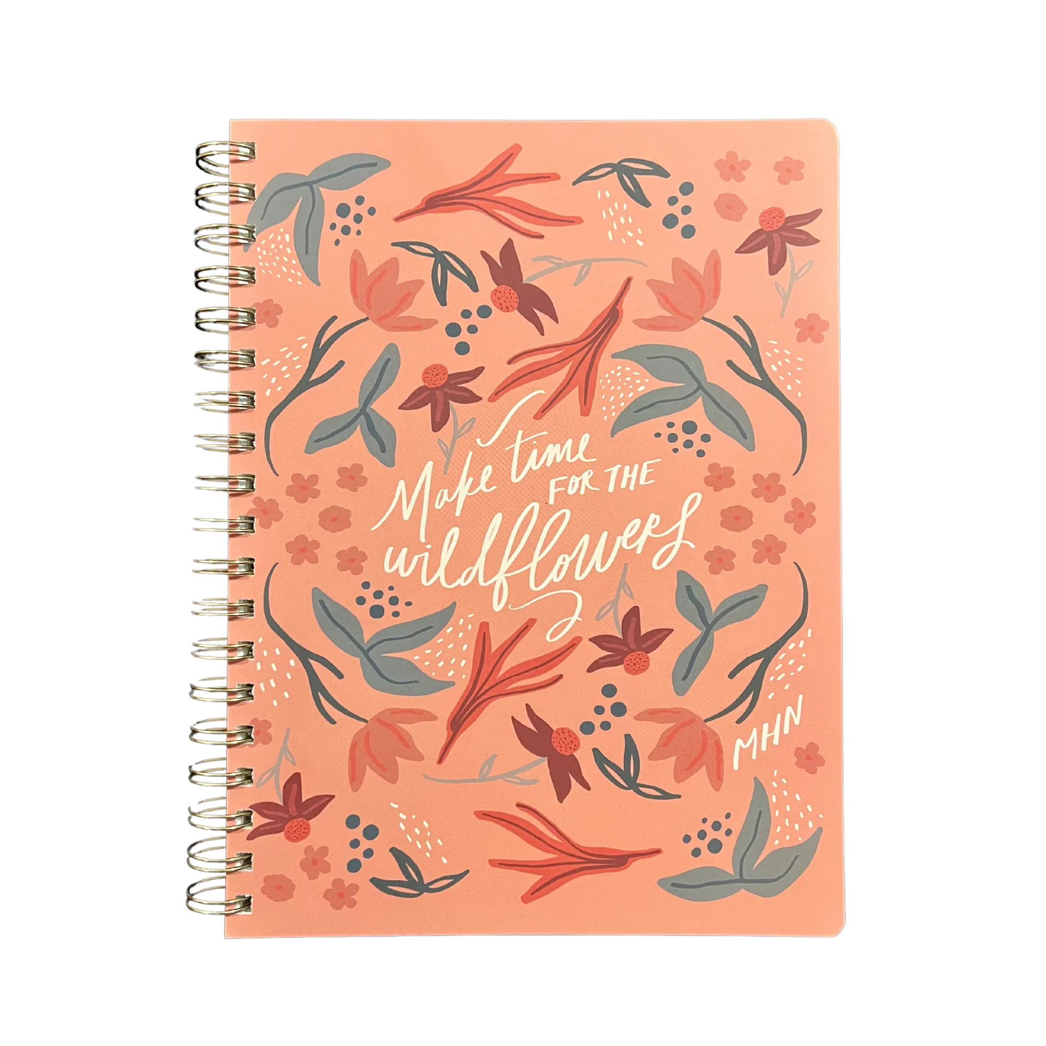 "Make Time for the Wildflowers" - Spiral Journal