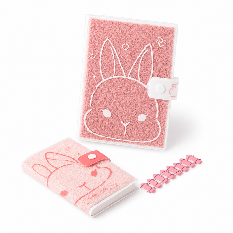 4 Pink Cat Notebooks