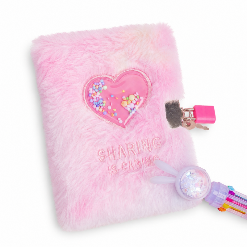 Kawaii Adorable Character Plush Journal Notebook