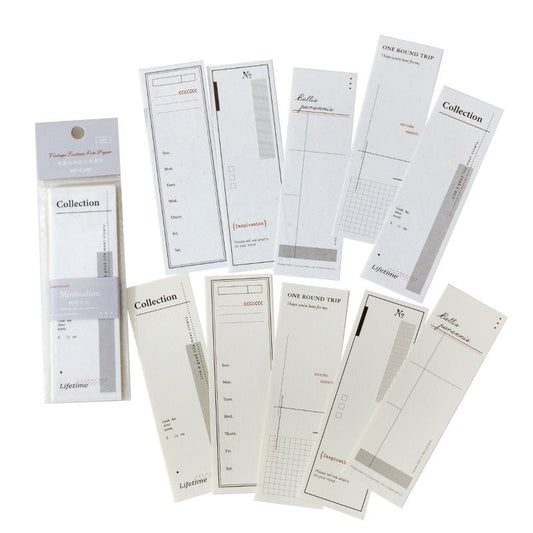 Vintage Style Long Memo Paper