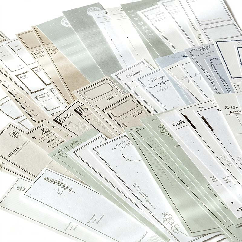 Vintage Style Long Memo Paper